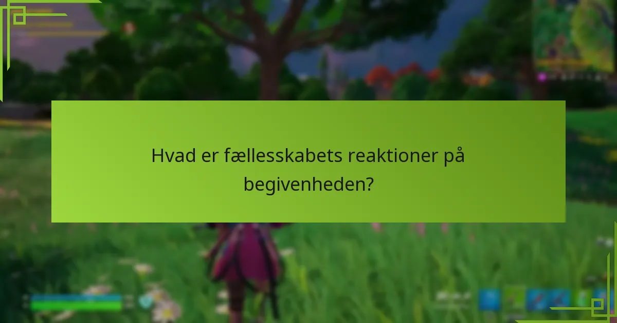 Hvilke forslag gav fællesskabet?